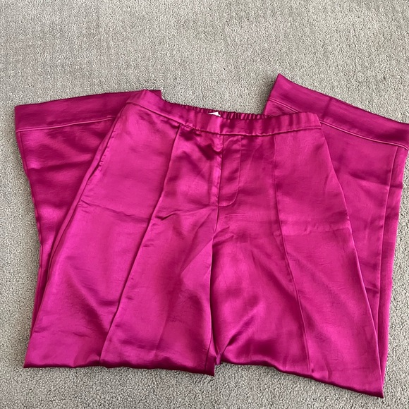Victorias Secret silk Pink Camisole Pant Set Large - Picture 4 of 7